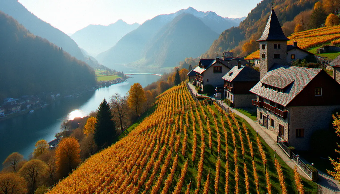 Veyras Valais Suisse : village authentique à découvrir